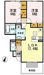 すずらんハイツ 1階/-