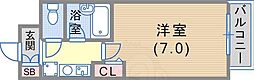 エスリード三宮第3 1Kの間取図画像