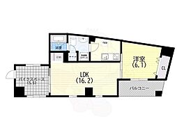 EG-12B 1LDKの間取図画像