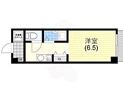 ブリランテ神戸マグノリアコート 1Kの間取図画像