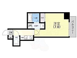 セレニテ兵庫エクラ 1Kの間取図画像