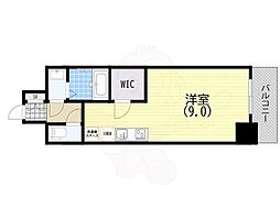 Alivis神戸駅前 ワンルームの間取図画像