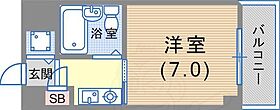 ハーバーヒル大倉山  ｜ 兵庫県神戸市中央区楠町６丁目13番7号（賃貸マンション1K・4階・18.90㎡） その2