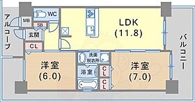 エステムプラザ神戸西5ミラージュ  ｜ 兵庫県神戸市兵庫区西宮内町2番20号（賃貸マンション2LDK・2階・53.76㎡） その2