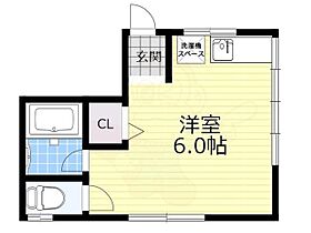 岡ハウス 201 ｜ 兵庫県神戸市中央区琴ノ緒町２丁目（賃貸アパート1R・2階・20.68㎡） その2