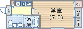 ワコーレヴィータ神戸上沢通PRIME  ｜ 兵庫県神戸市兵庫区上沢通４丁目3番11号（賃貸アパート1K・1階・22.83㎡） その2