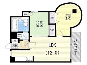 HIROYA B.G  ｜ 兵庫県神戸市中央区熊内橋通１丁目（賃貸マンション2LDK・4階・50.00㎡） その2