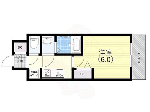 アドバンス神戸パーチェ 405｜兵庫県神戸市長田区二番町３丁目(賃貸マンション1K・4階・21.66㎡)の写真 その2