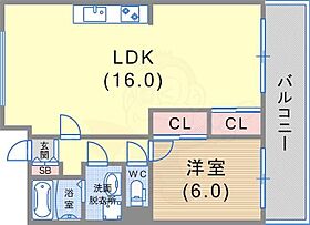 リッチウォーク大倉山 203 ｜ 兵庫県神戸市中央区楠町６丁目2番15号（賃貸マンション1LDK・2階・50.00㎡） その2