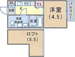 鷹取駅 5.5万円