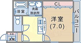 M’S三宮 405 ｜ 兵庫県神戸市中央区八雲通６丁目1番2号（賃貸マンション1R・4階・26.50㎡） その2