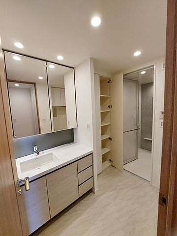 洗面 ＨＡＲＵＭＩ　ＦＬＡＧ　ＰＡＲＫ　ＶＩＬＬＡＧＥ　Ｔ棟 27階/-