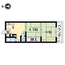 ルビーマンション 23 ｜ 京都府京都市北区小山下総町（賃貸マンション2K・2階・29.75㎡） その2