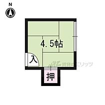 京都府京都市左京区一乗寺東浦町（賃貸アパート1R・2階・8.00㎡） その2