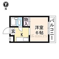 京都府京都市左京区岩倉南河原町（賃貸マンション1K・2階・15.08㎡） その2