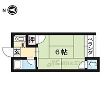 京都府京都市左京区北白川下別当町（賃貸アパート1K・2階・14.60㎡） その2