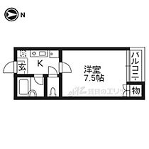 ヴィラ椿 103 ｜ 京都府京都市北区大宮南椿原町（賃貸アパート1K・1階・19.64㎡） その2