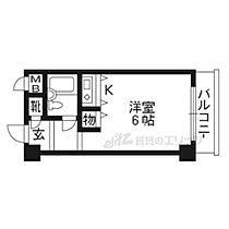 京都府京都市左京区下鴨夜光町（賃貸マンション1K・4階・17.54㎡） その2