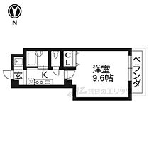 京都府京都市左京区吉田本町（賃貸マンション1K・2階・25.32㎡） その2