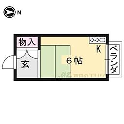 🉐敷金礼金0円！🉐洛水コーポ南棟