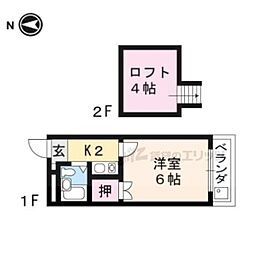 AXIS1M&I 1Kの間取図画像