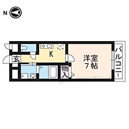 ウェスティンレジデンス 1Kの間取図画像