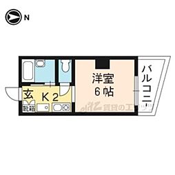 ドミールマツダ 1Kの間取図画像