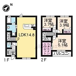 マストコート岩倉 3LDKの間取図画像
