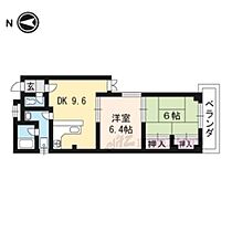 滋賀県大津市逢坂1丁目（賃貸マンション2LDK・1階・50.22㎡） その2