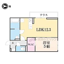 メゾンクレール瀬田北 101 ｜ 滋賀県大津市大萱６丁目（賃貸アパート1LDK・1階・42.79㎡） その2