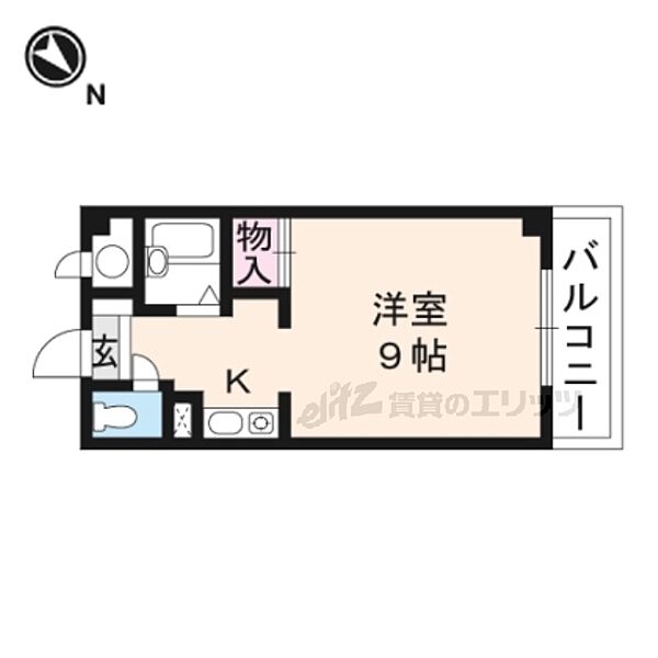 メゾン山口 205｜滋賀県大津市大江３丁目(賃貸マンション1R・2階・24.15㎡)の写真 その2