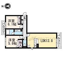 シャーメゾン一の穂II番館 305 ｜ 滋賀県大津市神領３丁目（賃貸マンション2LDK・3階・62.19㎡） その2