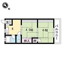 滋賀県守山市吉身3丁目（賃貸アパート2K・2階・29.70㎡） その2