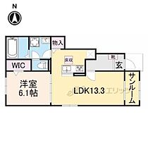 ウエストパーク 101 ｜ 滋賀県高島市今津町舟橋2丁目（賃貸アパート1LDK・1階・48.15㎡） その2