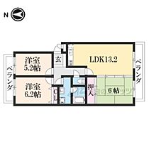 リバーハイツ間宮 202 ｜ 滋賀県大津市大萱４丁目（賃貸マンション3LDK・2階・68.64㎡） その2