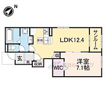 グリーン琥珀甲南II 101 ｜ 滋賀県甲賀市甲南町寺庄（賃貸アパート1LDK・1階・50.08㎡） その1