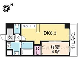 Blezio3 1LDKの間取図画像