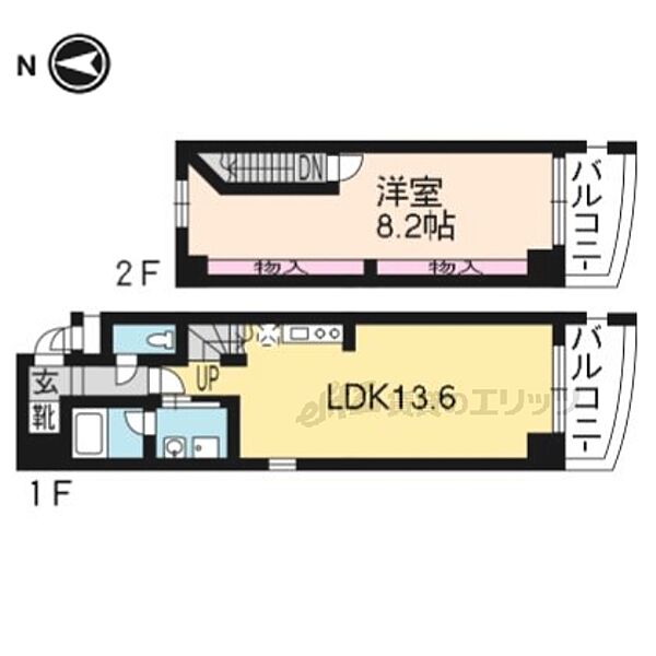 エストレーラ 601｜京都府京都市右京区西京極南大入町(賃貸マンション1LDK・6階・50.00㎡)の写真 その2