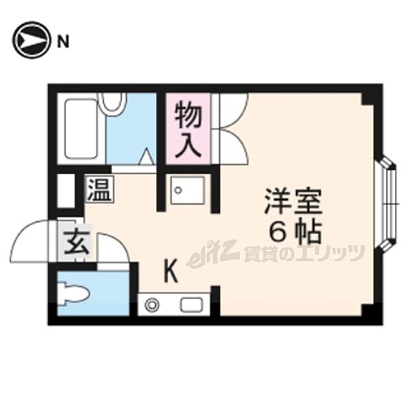 小華マンション 203｜京都府京都市右京区花園寺ノ内町(賃貸マンション1K・2階・17.00㎡)の写真 その2