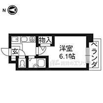 京都府京都市下京区松原通室町東入玉津島町（賃貸マンション1K・6階・19.05㎡） その2