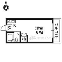 京都府京都市右京区西京極東大丸町（賃貸マンション1R・2階・18.00㎡） その2