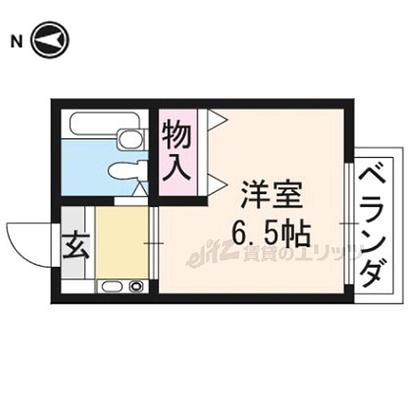 ロイヤルハイツナカムラ 302｜京都府京都市西京区大枝沓掛町(賃貸マンション1K・2階・18.52㎡)の写真 その2