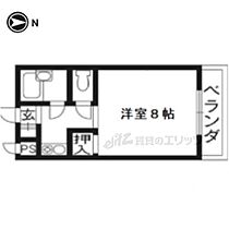 京都府京都市右京区太秦垂箕山町（賃貸マンション1K・2階・22.68㎡） その2