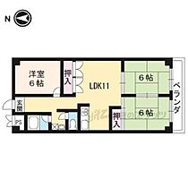 京都府京都市右京区太秦森ケ西町（賃貸マンション3LDK・5階・60.00㎡） その2