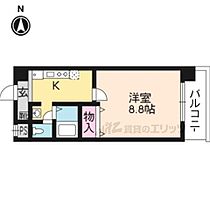 京都府京都市下京区四条通油小路東入傘鉾町（賃貸マンション1K・11階・26.23㎡） その2