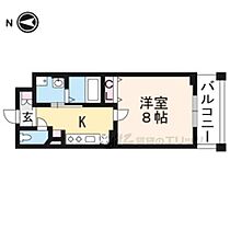 ラガール 305 ｜ 京都府京都市右京区花園春日町（賃貸マンション1K・3階・27.79㎡） その2