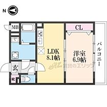 京都府京都市右京区西院日照町（賃貸マンション1LDK・2階・38.38㎡） その2