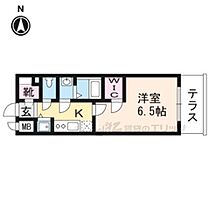 京都府京都市下京区梅小路高畑町（賃貸マンション1K・1階・23.49㎡） その2