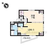 京都府京都市右京区西京極西川町（賃貸マンション1LDK・3階・38.37㎡） その2