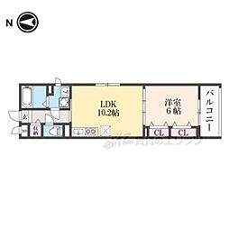 メゾン・ド・サンジュール 1LDKの間取図画像